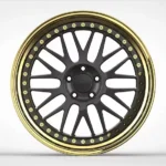 15/16 Inch 5*114.3 Gold Lip Casting Alloy Car Wheels Rims