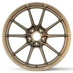 5 Hole Brushed Bronze Polished Lip Forged Car Alloy Wheel Rim - Image 2