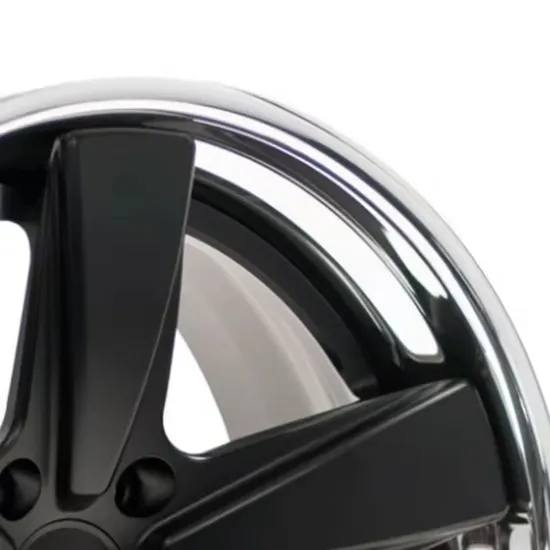 Car Rim 17 18 19 20 21 22 Inches Black Star Multi Spokes Polished Aluminum Alloy Wheel Rim