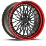 Classic Black 3-Piece Forged Aluminum Car Wheels - Image 2