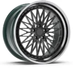 Classic Black 3-Piece Forged Aluminum Car Wheels
