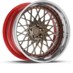 Classic Black 3-Piece Forged Aluminum Car Wheels - Image 3