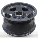6X139.7 Classic Five Spoke Bright Black 4X4 Offroad Alloy Wheel Rim - Image 3