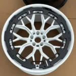 Custom 5 Holes 3-Pieces T6-6061 Forged Aluminum Wheel