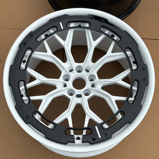 Custom 5 Holes 3-Pieces T6-6061 Forged Aluminum Wheel