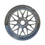 Custom 5X120 2-Piece Forged Red Center Polished Barrel Concave Alloy Wheels Rims - Image 4