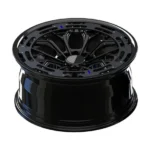 Custom Gloss Black Forged Aluminum Passenger Car Rims - Image 2