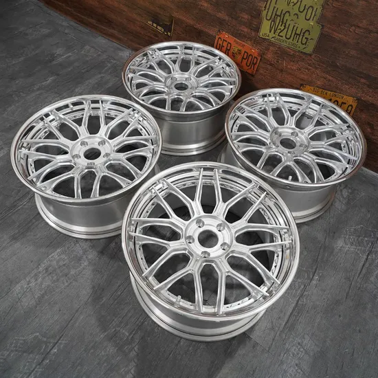 Custom Split 3 Piece Forged Wheels Alloy Wheel Rim Aftermarket Forged Wheels 17inch Et35-48
