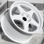 Custome Monoblock Forged White Wheel Rims Auto Accessory Alloy Rim 5X114.3 5X120 6X139.7