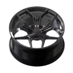 Customized 19 Inch 5X114.3 Forged Bright Black Alloy Wheels - Image 2