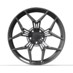 Customized 19 Inch 5X114.3 Forged Bright Black Alloy Wheels - Image 3