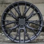 20inch 5*114.3 Black Machine Face Forged Alloy Wheels - Image 2