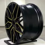 Customized Yellow Spokes 5*108/120 17-24inch Milled Letter BMW Rims