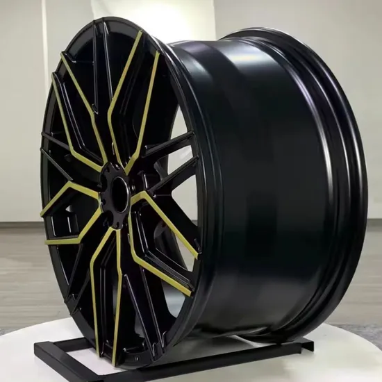 Customized-Yellow-Spokes-5-108-5-120-17-24inch-Milled-Letter-Rims-Car-Alloy-Wheels-for-BMW Customized Yellow Spokes 5*108/120 17-24inch Milled Letter BMW Rims - Image 1