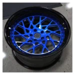 Deep-Concave Staggered Alloy Car Wheel Rims Polished Silver - Image 3