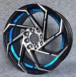 15*6.5 PCD8*100*114.3 35mm Offset Alloy Car Wheels - Image 4