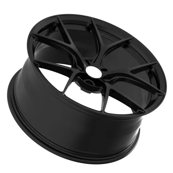 Black Machined Aluminum Alloy 5 Holes Car Wheel Rim