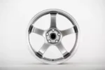 Factory Sale High Quality Car Wheel Rays Style 5 Holes Silver Black Bronze Painting Wheel Rim - Image 3