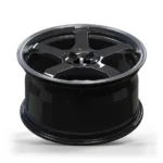 5 Holes Durable Black Aluminum Alloy Car Wheel Wholesale - Image 2