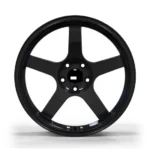 5 Holes Durable Black Aluminum Alloy Car Wheel Wholesale - Image 3