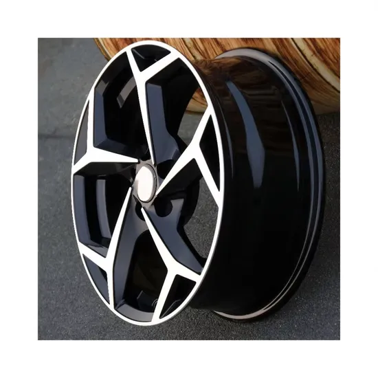 Flow Formed 5 Holes Black Machined Car Aluminum Alloy Wheel Rim