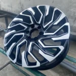 Flow Formed 6 Holes Black Machined Aluminum Car Rims - Image 3