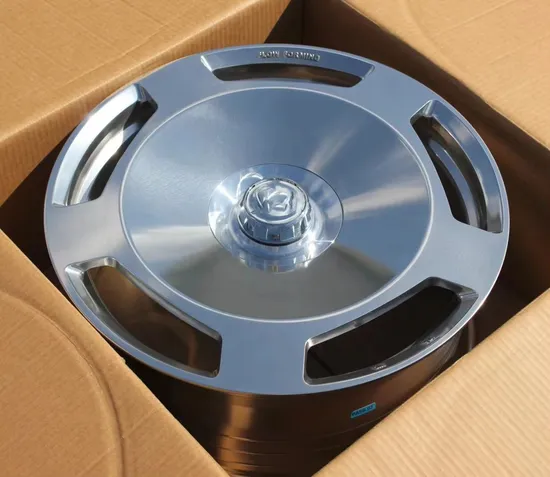 Forged 5 Holes 6061-T6 Aluminum Alloy Wheel Rim Chrome Car Wheel with High Performance Suit for Famous Car