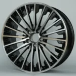 Forged Car Wheel Black Machined Lip 5 Holes Wheel Rims Mag - Image 3