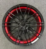 Gloss Black Machined Red 17-20 Alloy Car Wheel Rim