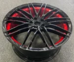 Gloss Black Machined Red 17-20 Alloy Car Wheel Rim - Image 3