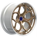 Golden Cheap High Quality Casting Replica 5X112 5X114.3 Aluminum Alloy Car Auto Rims Wheels - Image 2