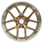 Golden Cheap High Quality Casting Replica 5X112 5X114.3 Aluminum Alloy Car Auto Rims Wheels