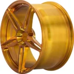 Rim de rueda de aleación forjada personalizada Golden Wheel - Image 2
