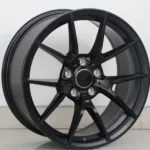 High Performance Black Silver Gunmetal Painting 5 Holes Aluminum Alloy Car Wheel - Image 3
