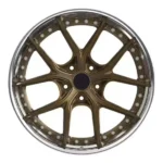 5 Holes Two-Piece Forged Aluminum Car Wheel Custom Color - Image 2