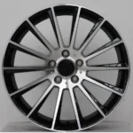 5 Holes Black Machined Aluminum Alloy Car Wheel - Image 2