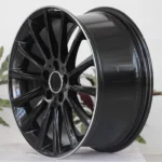 5 Holes Black Machined Aluminum Alloy Car Wheel - Image 3