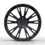 High Quality 5 Holes Matte Black Flow Formed Car Rims - Image 2