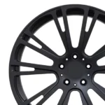 High Quality 5 Holes Matte Black Flow Formed Car Rims