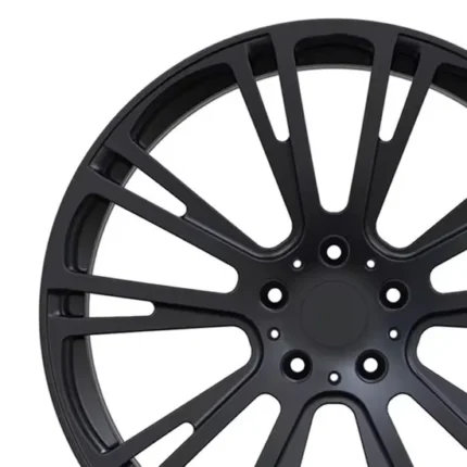 High Quality Flow Formed Car Rims 5 Holes Matte Black Alloy Car Wheels