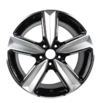 High Quality Silver 5 Holes Replica Car Wheel Rims - Image 3