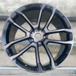 High Strength Customized Black Machined Face 5 Holes Alloy Wheel for Car
