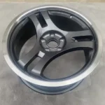 High Strength Three Spoke Car Wheels Aluminium Alloy Forged Wheels Hub Rims