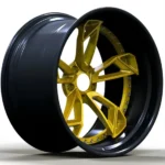 Hot Sale Brushed Red Spokes Alloy Forged Electric Motorcycle Rims - Image 3