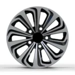 Hot Sell New Design Black Machined Face Alloy Car Wheels 17 18 Inch Rims - Image 4