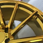 Luxury Golden Spoke 16-24inch Forged Monoblock Car Wheels - Image 4