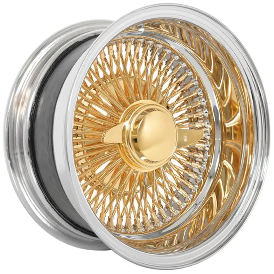 Luxury Golden Forged Car Wheel Rim 16-22 Inch Chrome Spoke