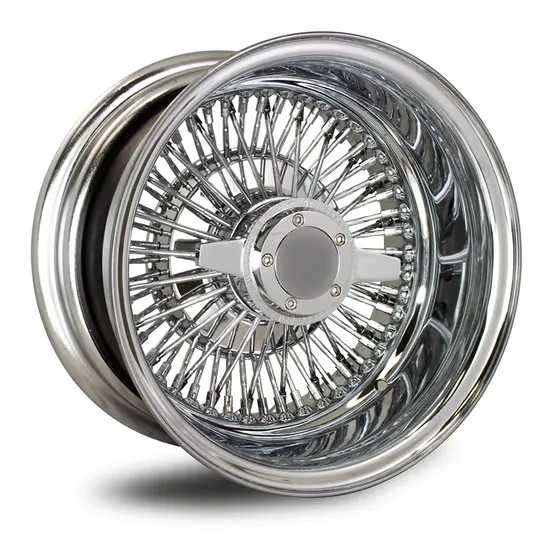 Luxury-Wholesale-Golden-Spinner-Wire-Chrome-Straight-Cross-Lace-Spoke-Alloy-Car-Rims-13X7-14X6-14X7-17X9-13-14-15-16-17-18-19-20-22inch-Forged-Wheels Luxury Forged Car Rims 13-22inch Spinner Alloy Wheels - Image 1