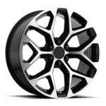 Machined Face Black Truck Alloy Wheel Rim 22 Inch Forged Aluminum - Image 2