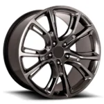 Machined Face Black Truck Alloy Wheel Rim 22 Inch Forged Aluminum